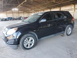 Chevrolet salvage cars for sale: 2016 Chevrolet Equinox LS