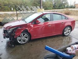 Salvage cars for sale from Copart Gaston, SC: 2013 Chevrolet Cruze LTZ