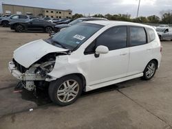 Honda fit salvage cars for sale: 2007 Honda FIT S