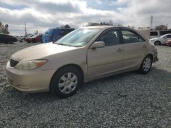 Toyota Camry salvage cars for sale: 2002 Toyota Camry LE