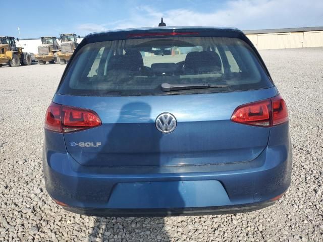 2016 Volkswagen E-GOLF SE