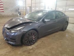 Tesla salvage cars for sale: 2021 Tesla Model 3