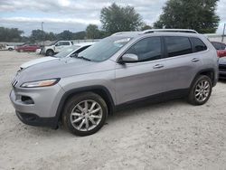 Jeep salvage cars for sale: 2018 Jeep Cherokee Limited