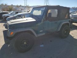 Jeep Wrangler salvage cars for sale: 1997 Jeep Wrangler / TJ SE