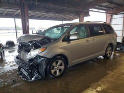 Toyota Sienna le salvage cars for sale: 2015 Toyota Sienna LE