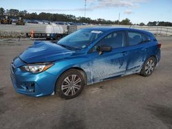 Subaru Impreza salvage cars for sale: 2019 Subaru Impreza