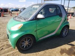 Smart salvage cars for sale: 2008 Smart Fortwo Pure