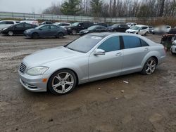 Salvage cars for sale from Copart Davison, MI: 2013 Mercedes-Benz S 550 4matic