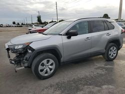 Toyota rav4 salvage cars for sale: 2020 Toyota Rav4 LE