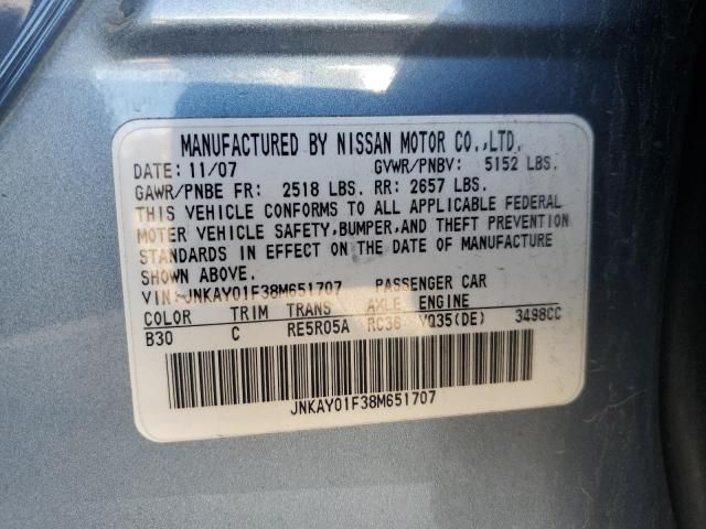 2008 Infiniti M35 Base