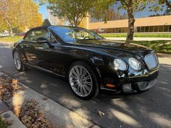 Bentley Continental salvage cars for sale: 2011 Bentley Continental GTC Speed