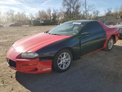 Chevrolet Camaro salvage cars for sale: 2001 Chevrolet Camaro