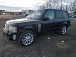 Land Rover salvage cars for sale: 2007 Land Rover Range Rover Supercharged