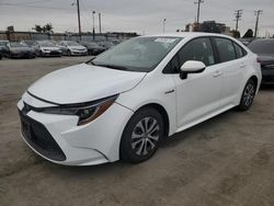 Salvage cars for sale from Copart Los Angeles, CA: 2021 Toyota Corolla LE