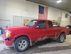 Ford Ranger salvage cars for sale: 2004 Ford Ranger Super Cab