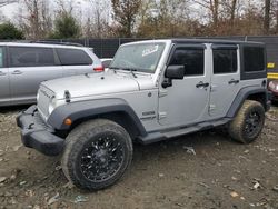 Jeep Wrangler salvage cars for sale: 2011 Jeep Wrangler Unlimited Sport