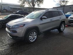 Salvage cars for sale from Copart Albuquerque, NM: 2015 Jeep Cherokee Limited