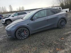 Tesla Model y salvage cars for sale: 2022 Tesla Model Y