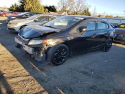 Honda Civic salvage cars for sale: 2012 Honda Civic LX