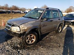 Chevrolet salvage cars for sale: 2002 Chevrolet Tracker ZR2