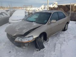 Honda Accord salvage cars for sale: 2001 Honda Accord EX