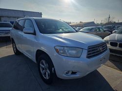 Toyota Highlander salvage cars for sale: 2010 Toyota Highlander SE