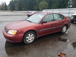 Subaru Legacy salvage cars for sale: 2002 Subaru Legacy L