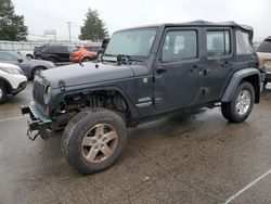 Jeep salvage cars for sale: 2010 Jeep Wrangler Unlimited Sport