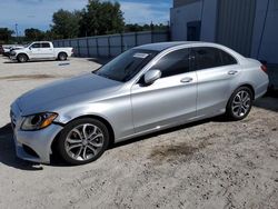 Mercedes-Benz c-Class salvage cars for sale: 2015 Mercedes-Benz C300