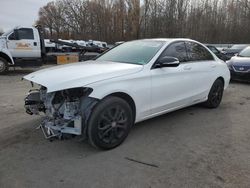 Mercedes-Benz salvage cars for sale: 2015 Mercedes-Benz C 300 4matic