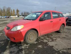 Toyota Corolla salvage cars for sale: 2007 Toyota Corolla Matrix XR