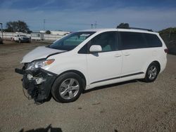 Toyota Sienna le salvage cars for sale: 2015 Toyota Sienna LE