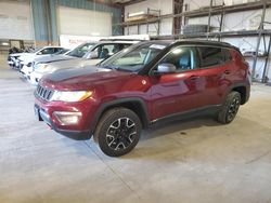 Jeep salvage cars for sale: 2021 Jeep Compass Trailhawk