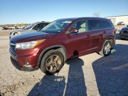 Toyota Highlander salvage cars for sale: 2014 Toyota Highlander Limited