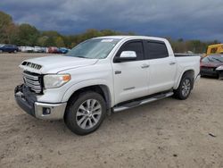 Toyota Tundra Crewmax Limited salvage cars for sale: 2017 Toyota Tundra Crewmax Limited