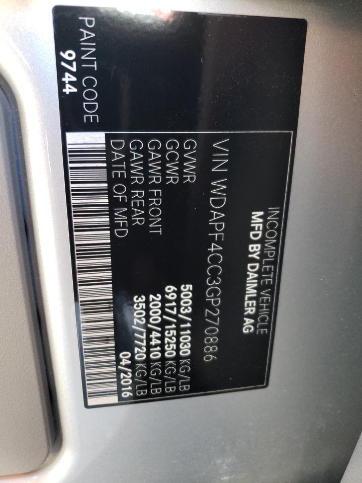 2016 Mercedes-Benz Sprinter 3500