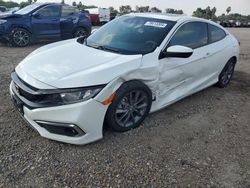 Salvage cars for sale from Copart Mercedes, TX: 2020 Honda Civic EX