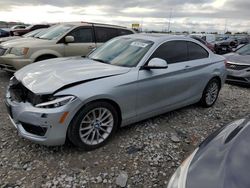 BMW 2 Series salvage cars for sale: 2015 BMW 228 XI Sulev