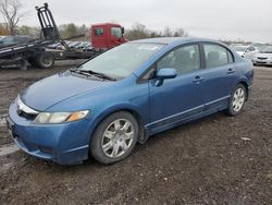 Honda Civic salvage cars for sale: 2010 Honda Civic LX