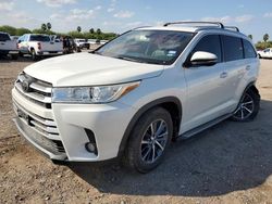 Toyota Highlander salvage cars for sale: 2018 Toyota Highlander SE