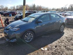 Toyota Corolla salvage cars for sale: 2017 Toyota Corolla L