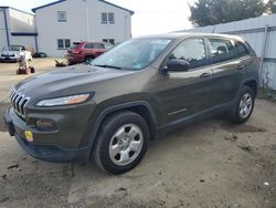 Jeep salvage cars for sale: 2016 Jeep Cherokee Sport