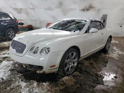 Bentley Continental salvage cars for sale: 2007 Bentley Continental GTC