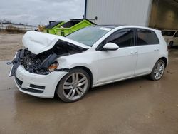 Volkswagen Golf salvage cars for sale: 2016 Volkswagen Golf S/SE