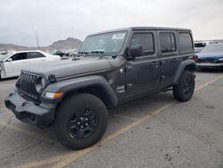 Jeep Wrangler salvage cars for sale: 2018 Jeep Wrangler Unlimited Sport