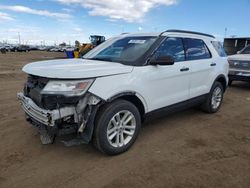 Ford Explorer salvage cars for sale: 2017 Ford Explorer