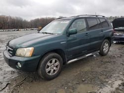 Toyota Highlander salvage cars for sale: 2001 Toyota Highlander