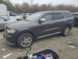 Dodge Durango salvage cars for sale: 2015 Dodge Durango Citadel