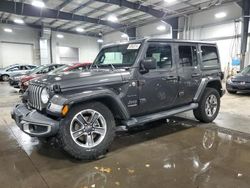 Jeep Wrangler salvage cars for sale: 2018 Jeep Wrangler Unlimited Sahara