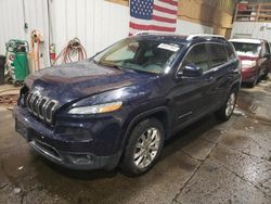 Jeep salvage cars for sale: 2015 Jeep Cherokee Limited